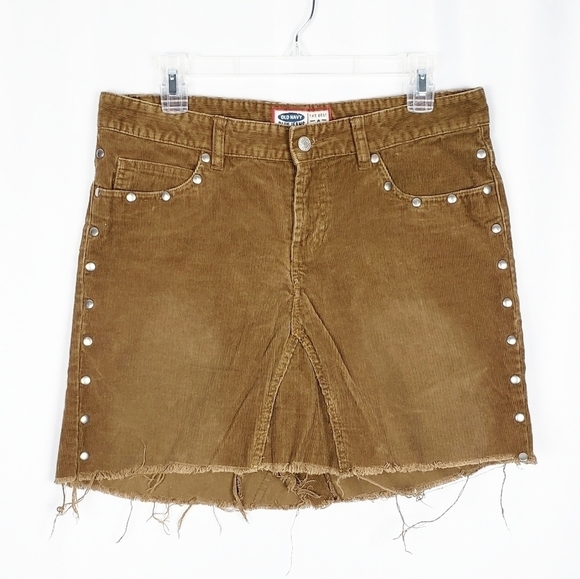 OLD NAVY corduroy distressed skirt - Picture 1 of 5